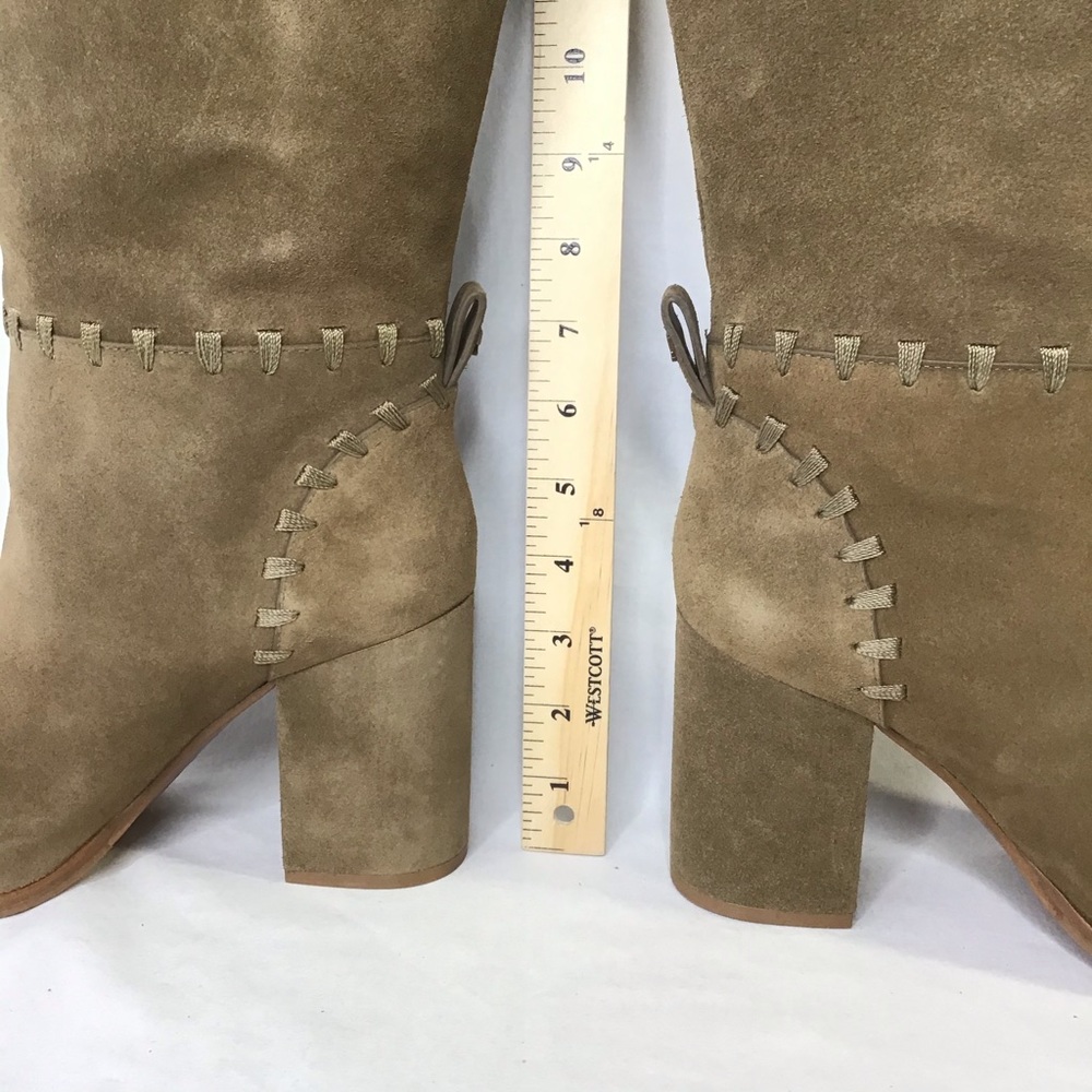 New Tory Burch Contraire Suede 90mm Knee Boot - Picture 9 of 16